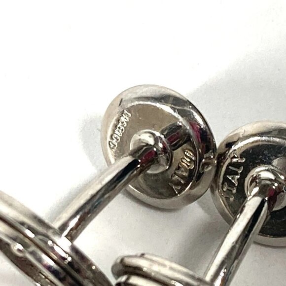 LOUIS VUITTON M68100 Cufflinks Cuffs LV Circle Accessories Damier case included - Picture 7 of 8